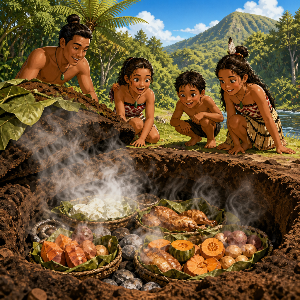 traditional earth oven